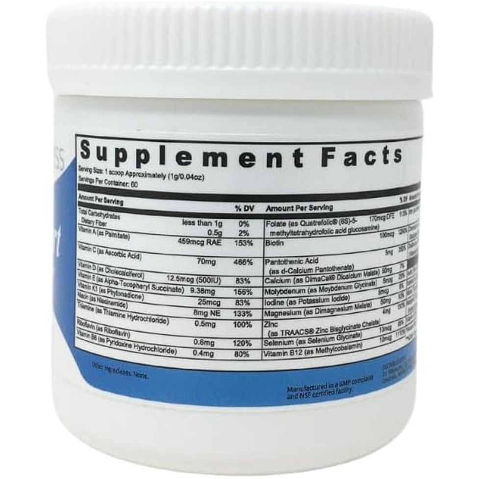 Head Start Multivitamin Powder | Essential Nutrients for Growing Children 60 Servings - 2.4 Oz