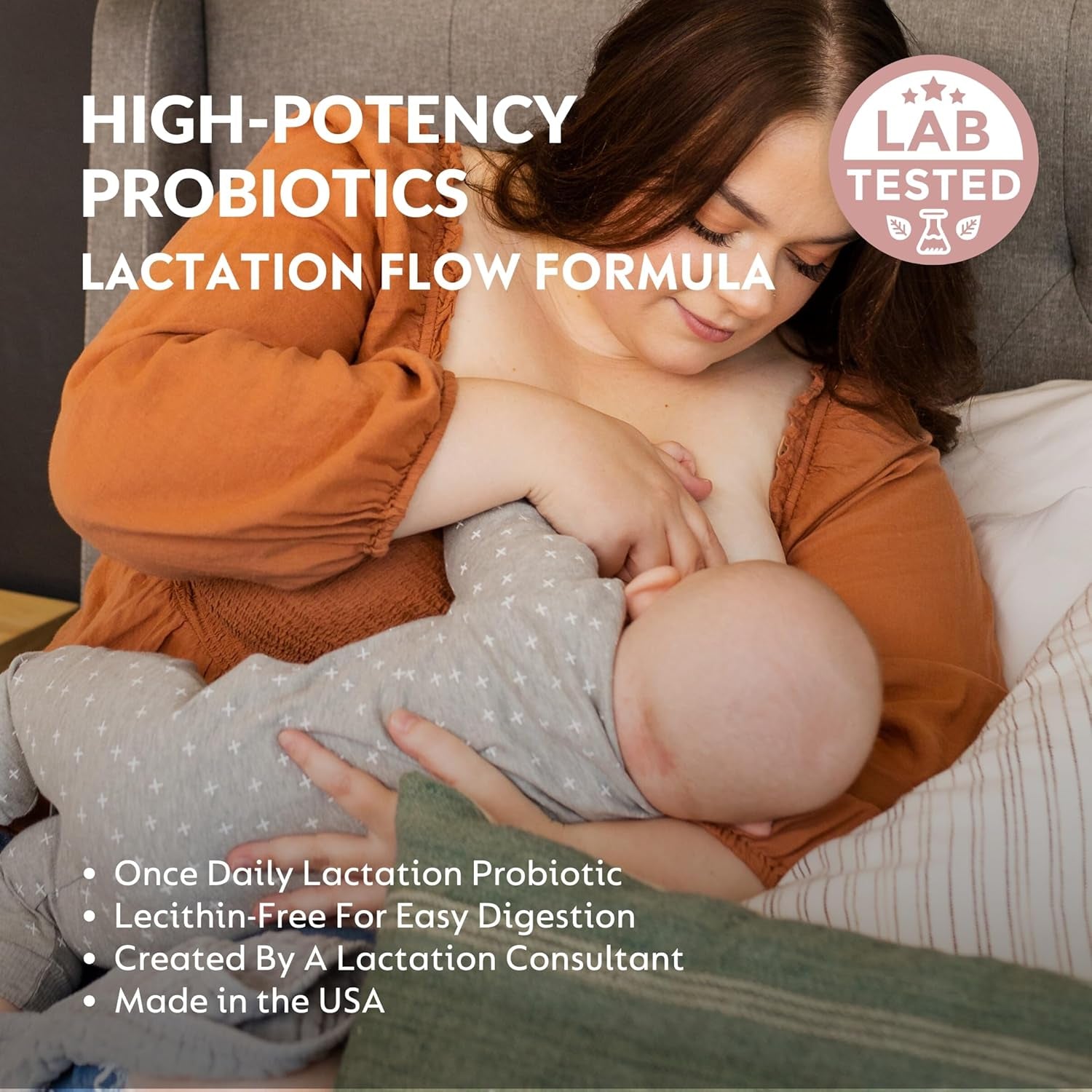 Holistic Lactation® Lactation Flow Formula - Support Breastmilk Flow & Milk Supply 60 Servings