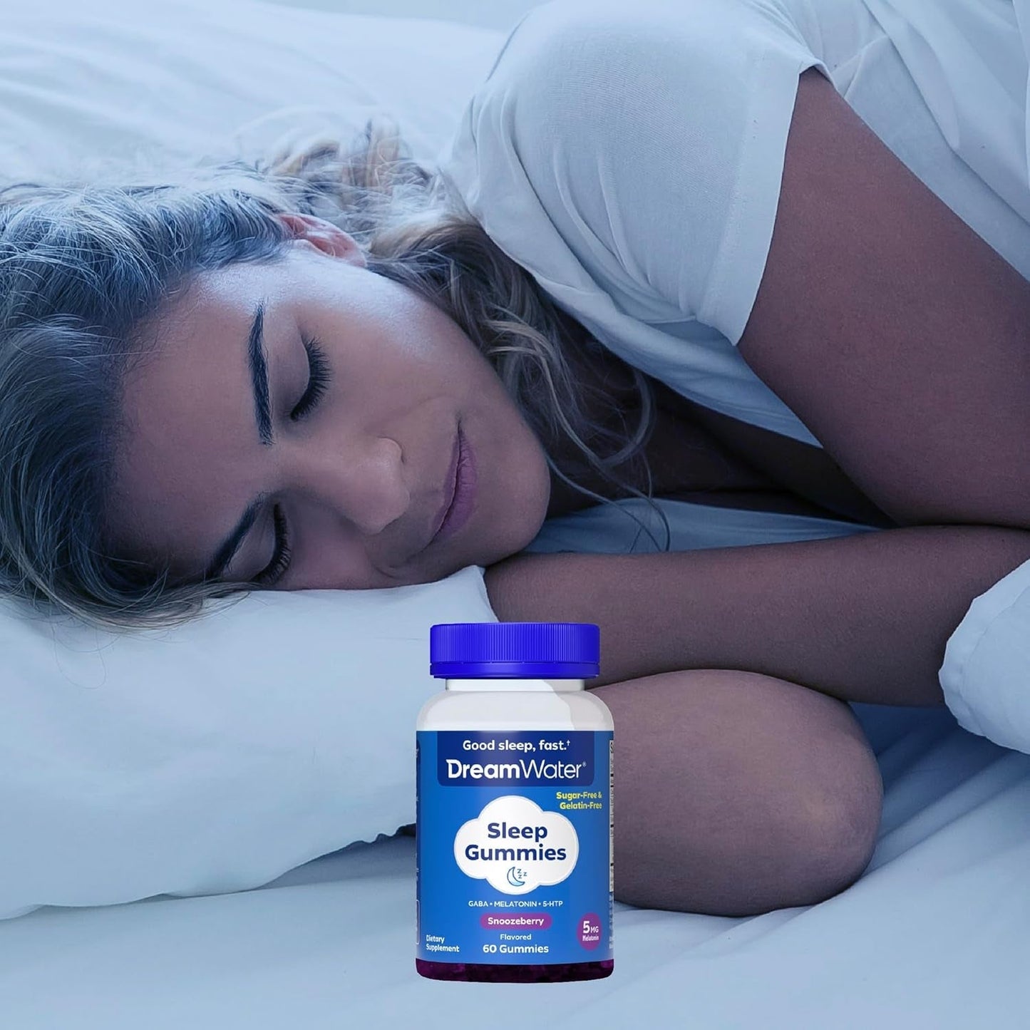 Dream Water Sleep Gummies Helps You to Fall Asleep 60 Gummies