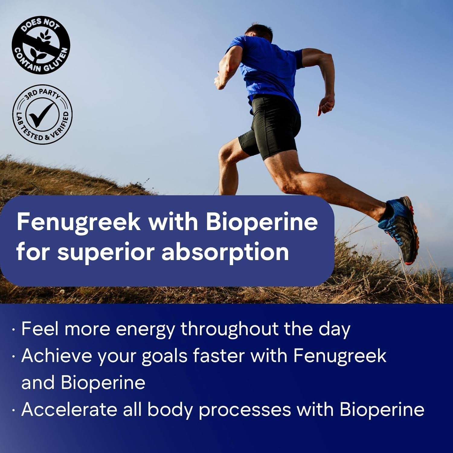 Fenugreek Capsules, 2410Mg per Capsule, 120 Count