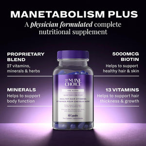 The Mane Choice MANETABOLISM plus Healthy Hair Growth Vitamins - (60 Capsules)