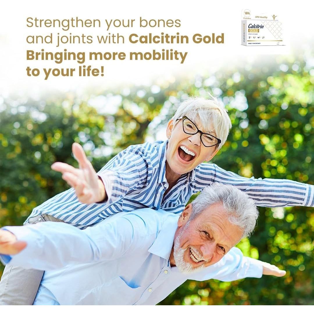 Calcitrin Gold Dietary Supplement, Mobility Reinforcement, 60 Tablets