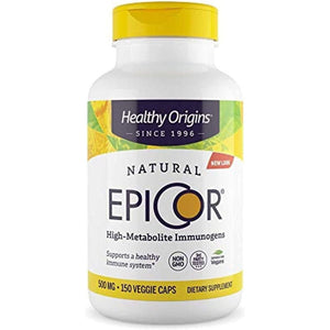 Healthy Origins Epicor (Immune Protection), 500 Mg - Plant-Based Immune Support Capsules - 150 Veggie Caps