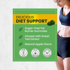 Nobi Nutrition Green Tea Fat Burner Gummies for Weight Loss