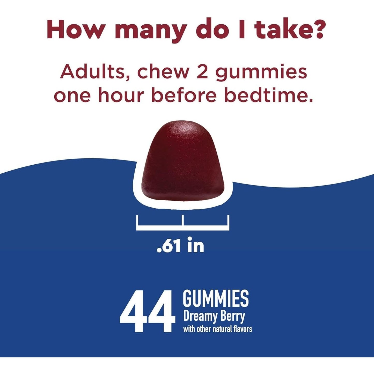 Nature Made Wellblends Sleep and Recover Aid with Melatonin 3Mg 44 Gummies