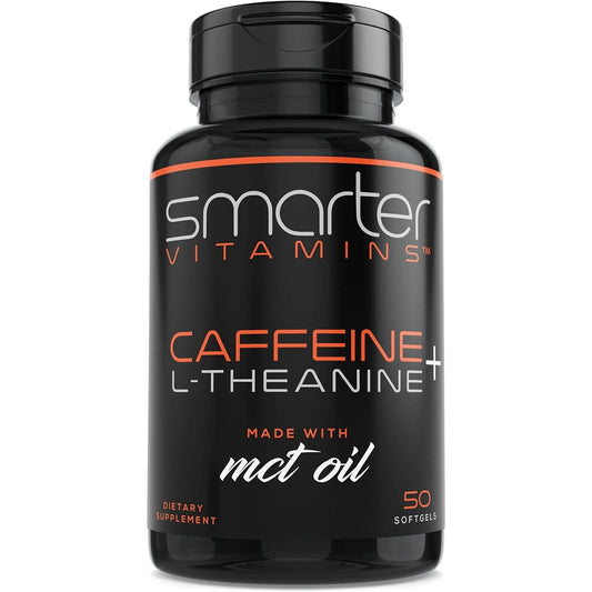200Mg Caffeine Pills - MCT Oil from 100% Coconuts + 100Mg L-Theanine, Advanced Energy, 