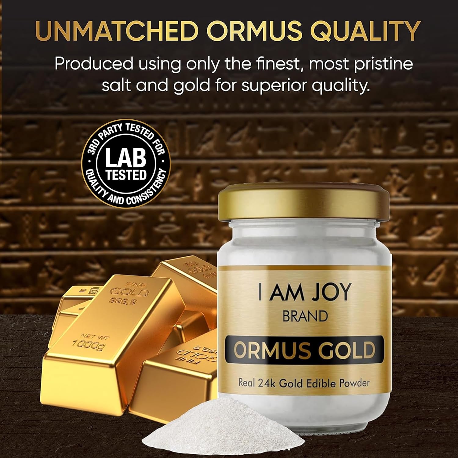 Pure Ormus White Gold Powder Monoatomic M-State 24K 99.99% | No Plastic, No Lye, No Dyes, No Fillers | 22 Grams