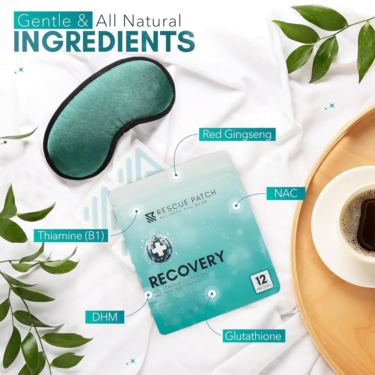 Ultimate Party Recovery Kit Supplies: Premium Relief Patches (12 Count)