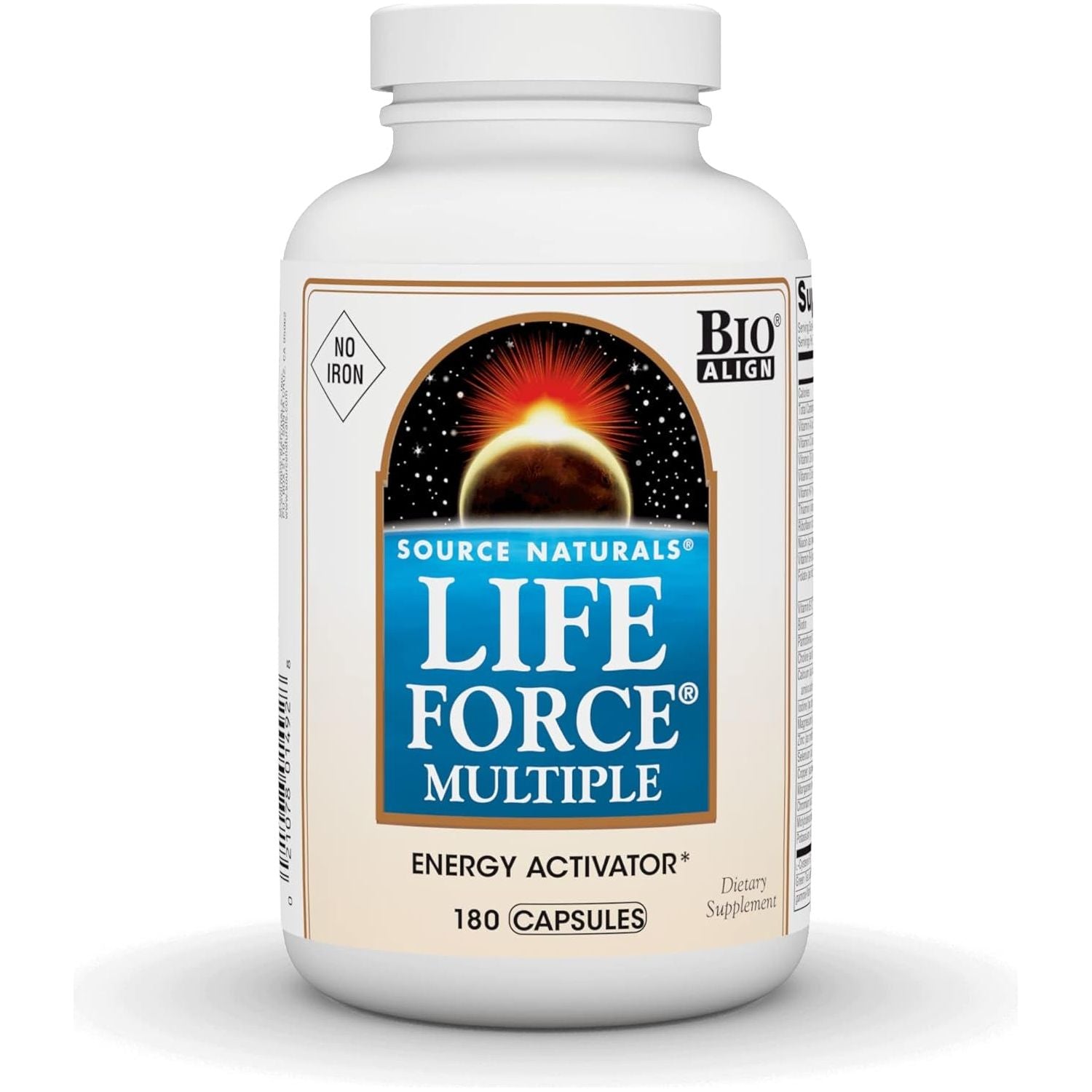 Source Naturals Life Force Multiple, Energy Activator*, Daily Multivitamin - 180 Capsules