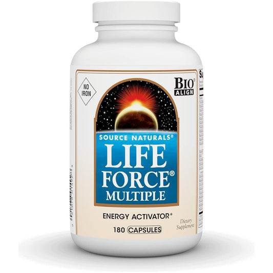 Source Naturals Life Force Multiple, Energy Activator*, Daily Multivitamin - 180 Capsules