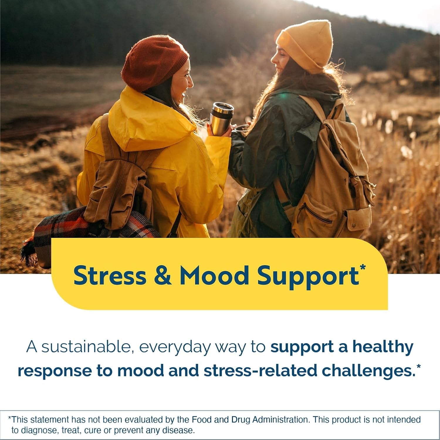 Researched Nutritionals Anxiaease - Stress, Cortisol Management & Mood Support Supplement (120 Capsules)