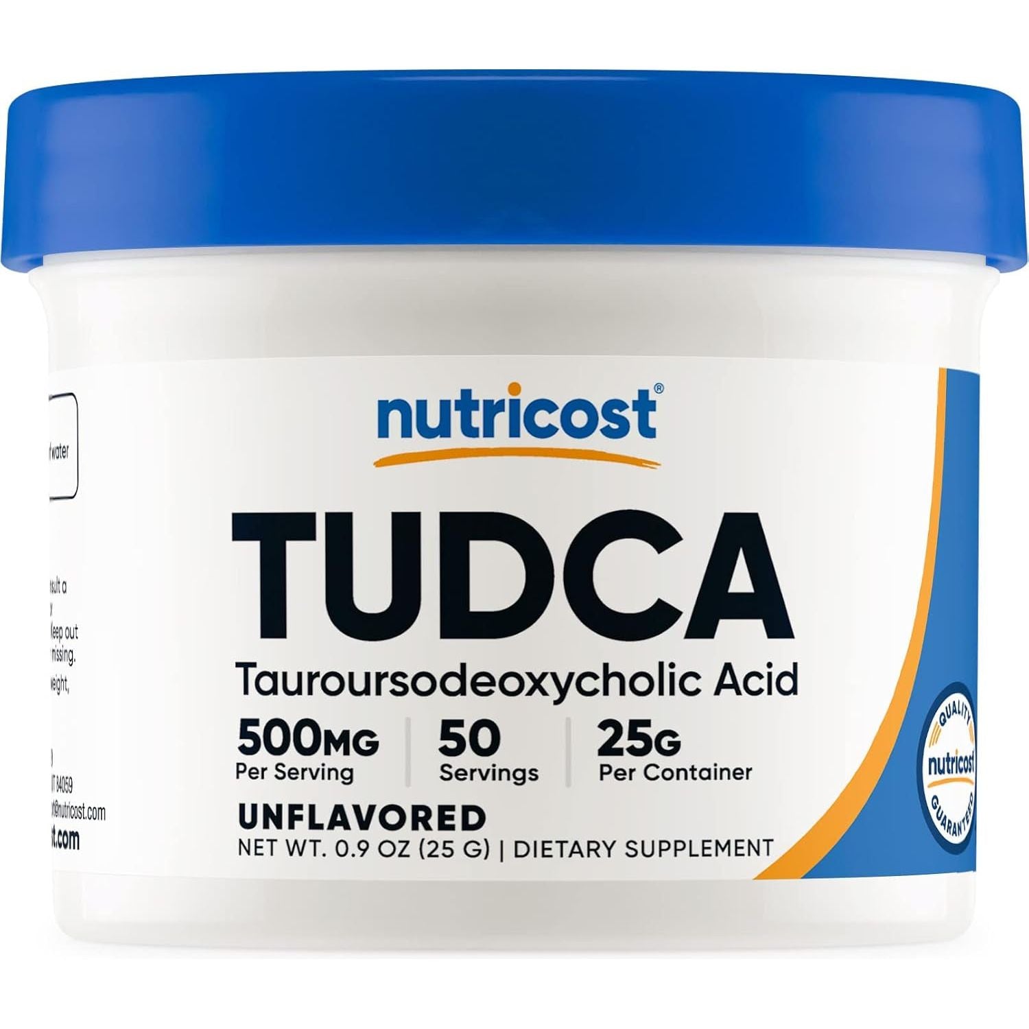 Nutricost Tudca Powder 25 Grams (Tauroursodeoxycholic Acid)