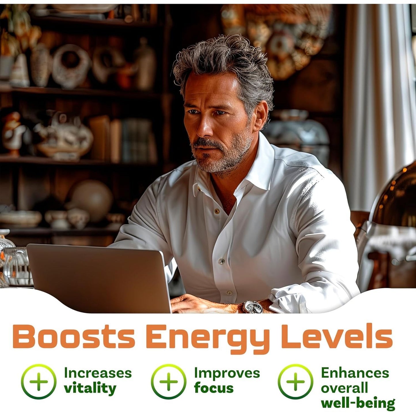 Prostaeros- Prostate Support Supplement - 7 Natural Ingredients - 60 Count 