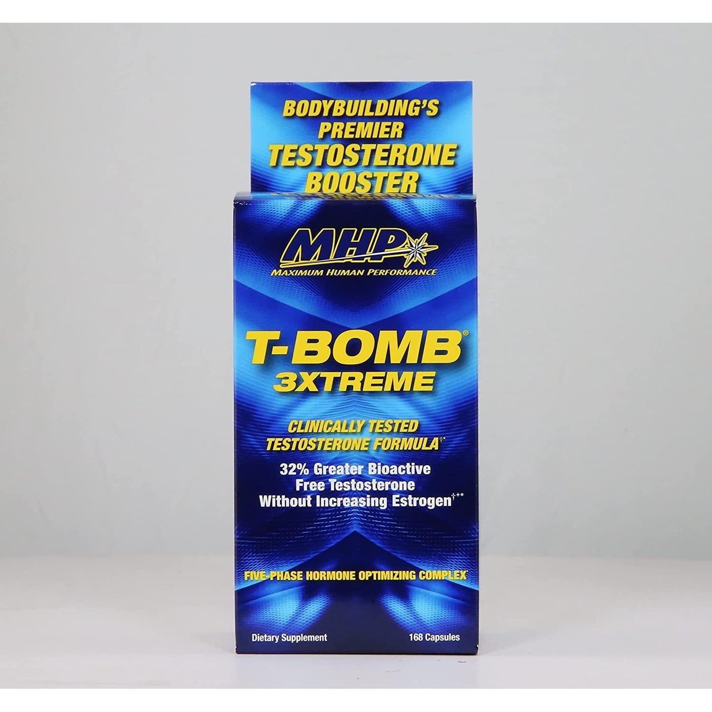 MHP T-Bomb 3Xtreme Testosterone Booster for Men, Increase Libido, 168 Count