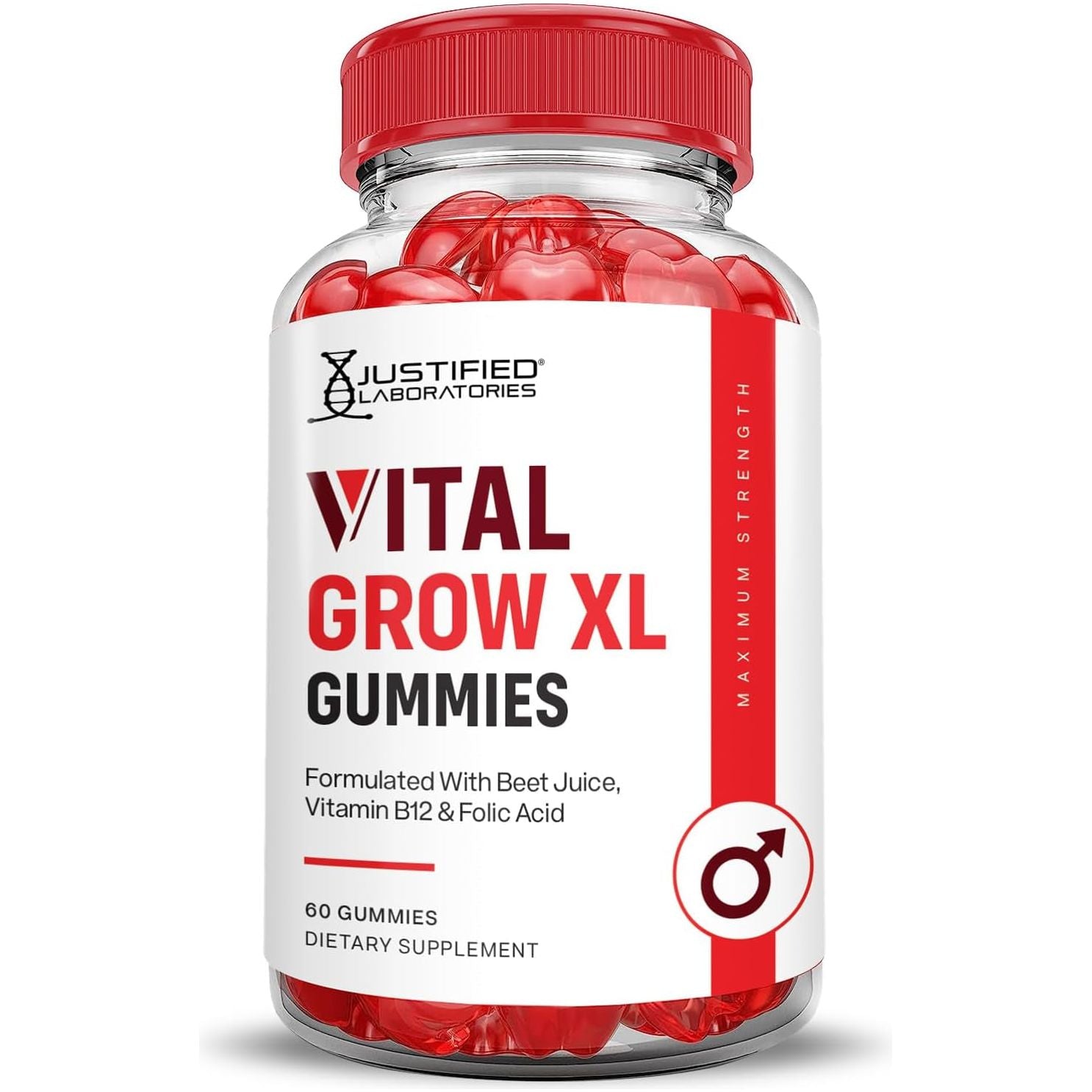 Vital Grow XL Performance Gummies 1000MG 60 Gummys