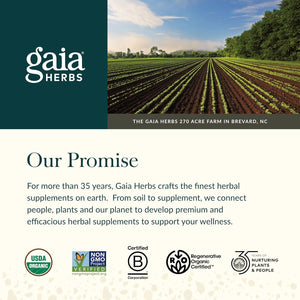 Gaia Herbs Mental Alertness - Brain Support Supplement to Help Maintain Focus & Memory* 60 Capsules