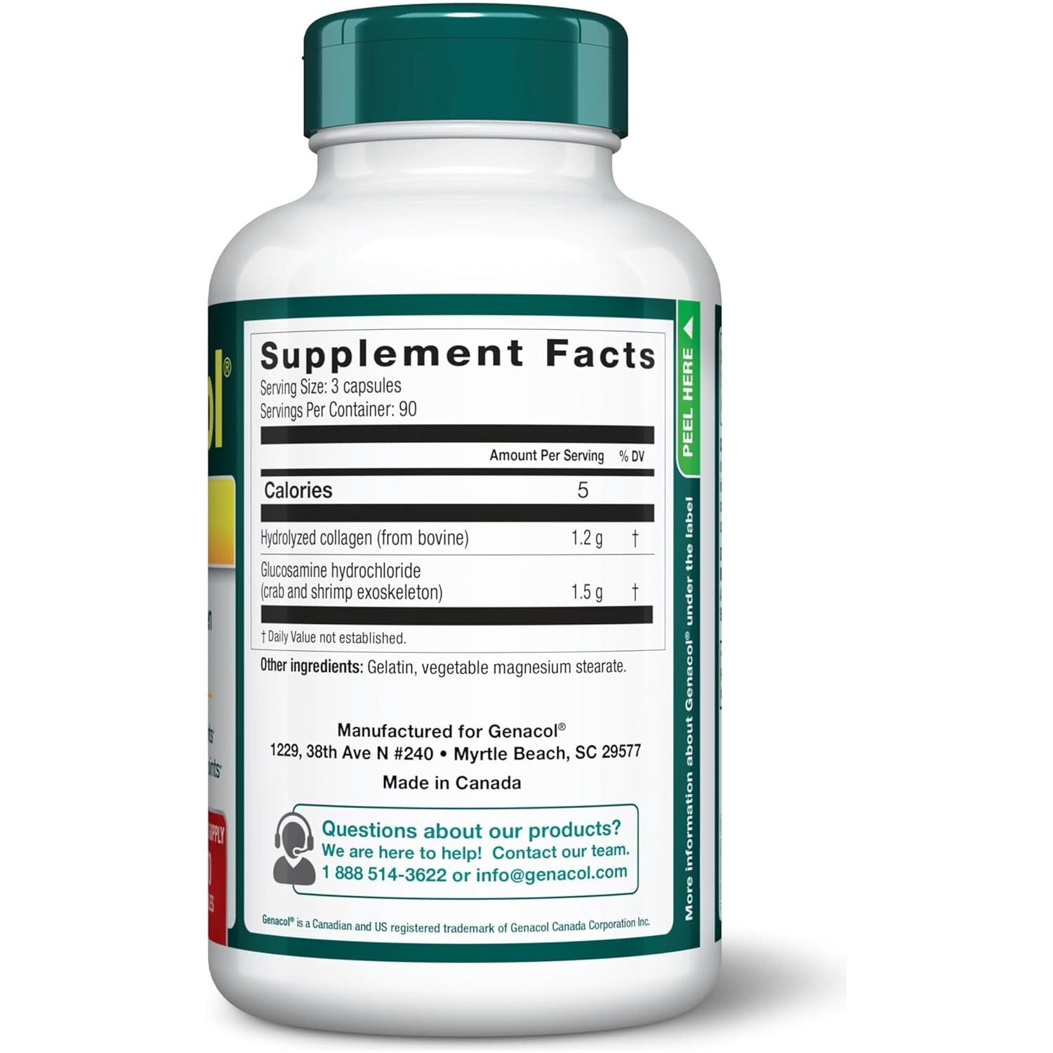 Genacol Glucosamine and Collagen Joint Supplement 270 Capsules