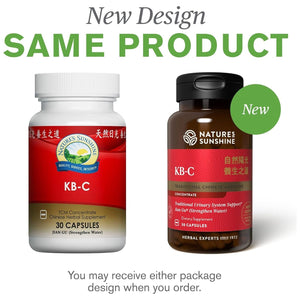 Nature'S Sunshine KB-C, Chinese TCM Concentrate, Strengthens the Urinary System - 30 Capsules
