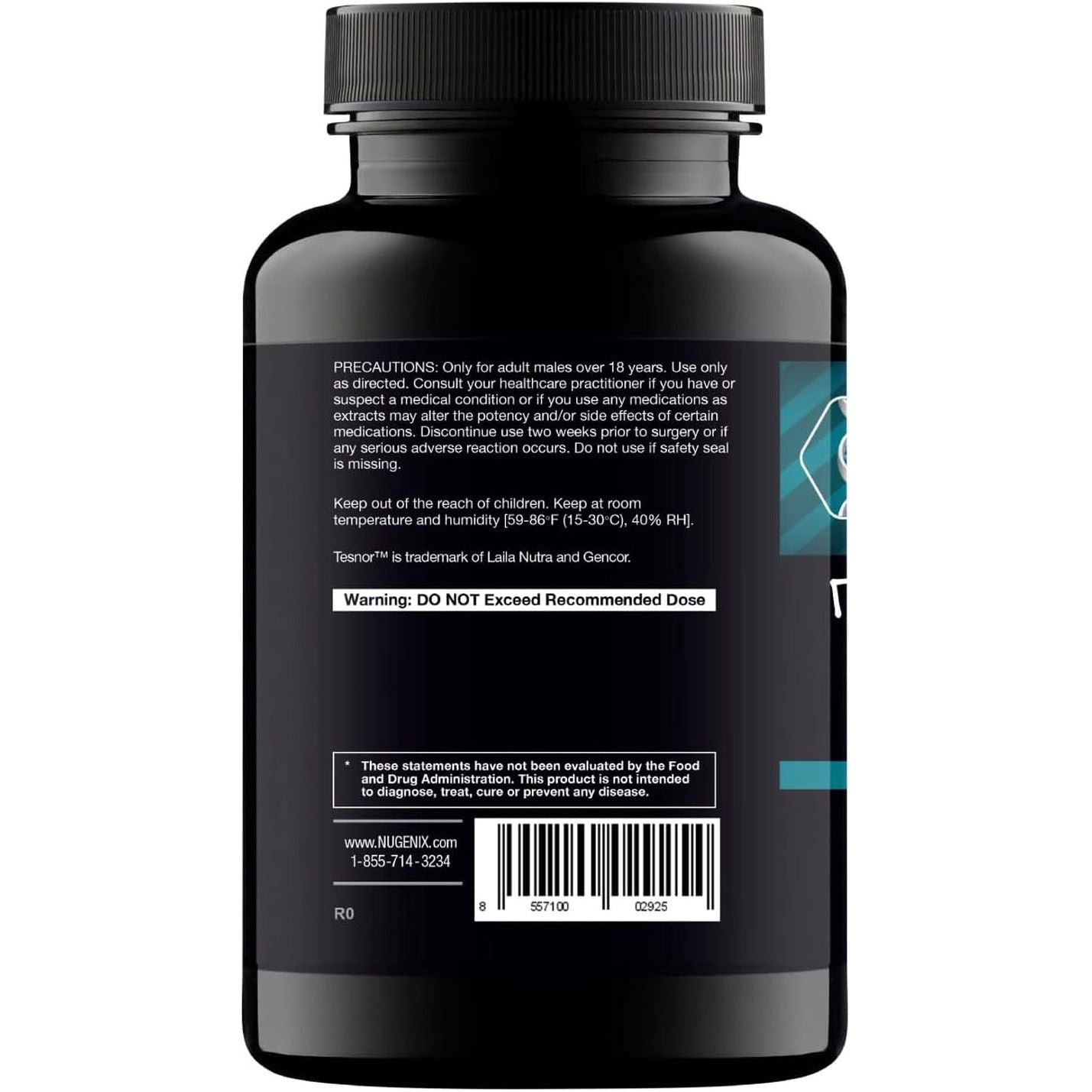 Nugenix Total-T Ultimate - Advanced Free and Total Testosterone Booster for Men - 120 Tablets