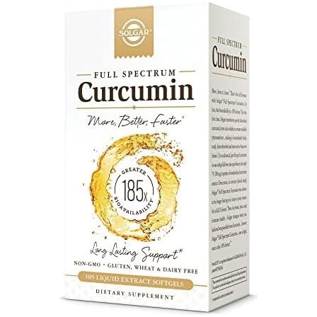 Solgar Full Spectrum Curcumin - Brain, Joint & Immune Health - 105 Servings
