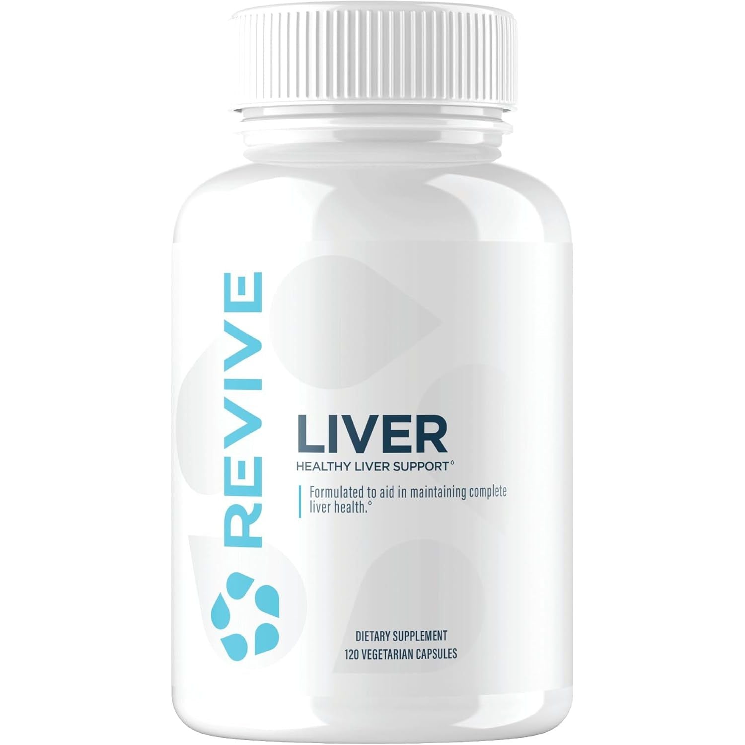 Revive MD Natural Liver Cleanse, Detox, & Repair Pills, Liver Health Support Formula - 120 Capsules