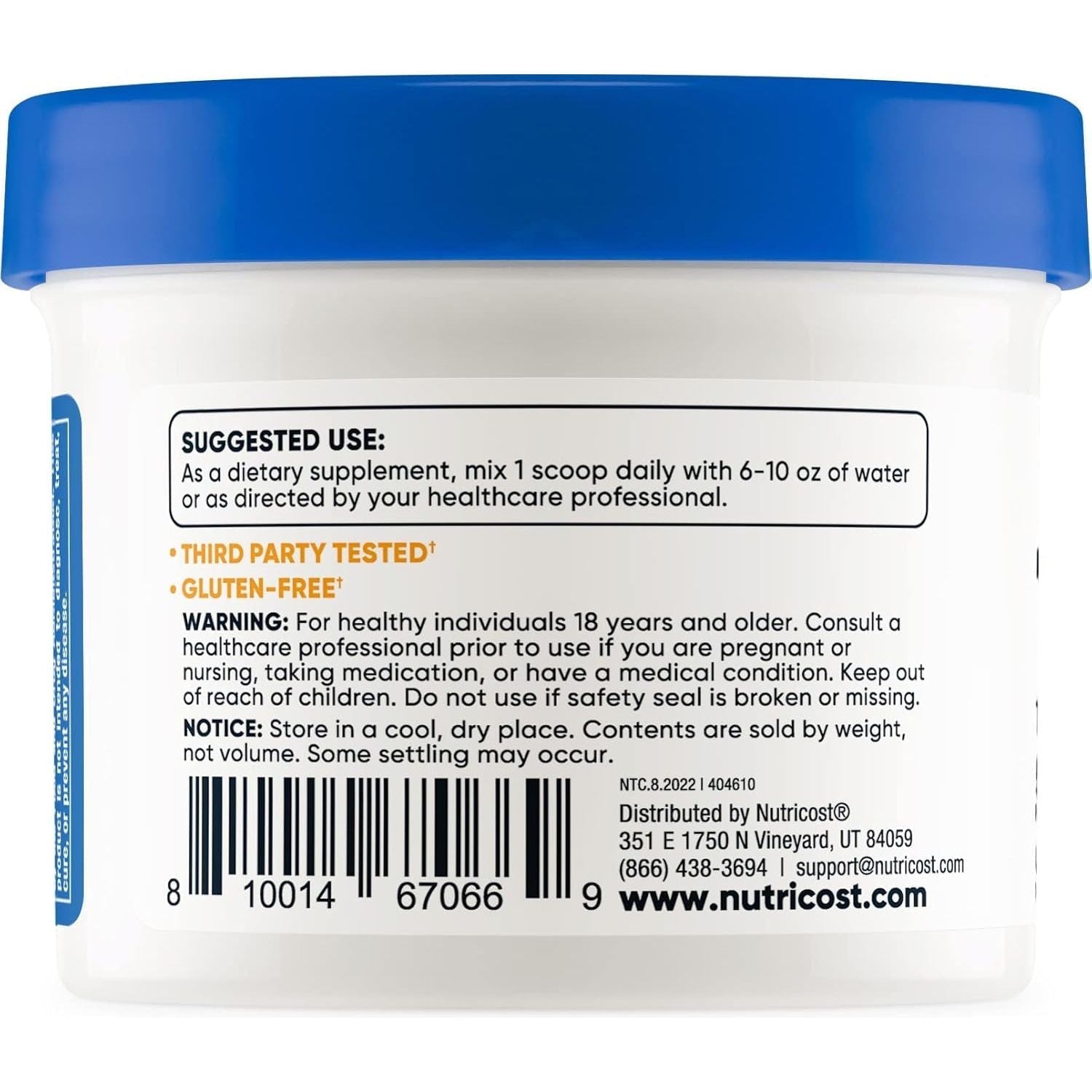 Nutricost Tudca Powder 25 Grams (Tauroursodeoxycholic Acid)