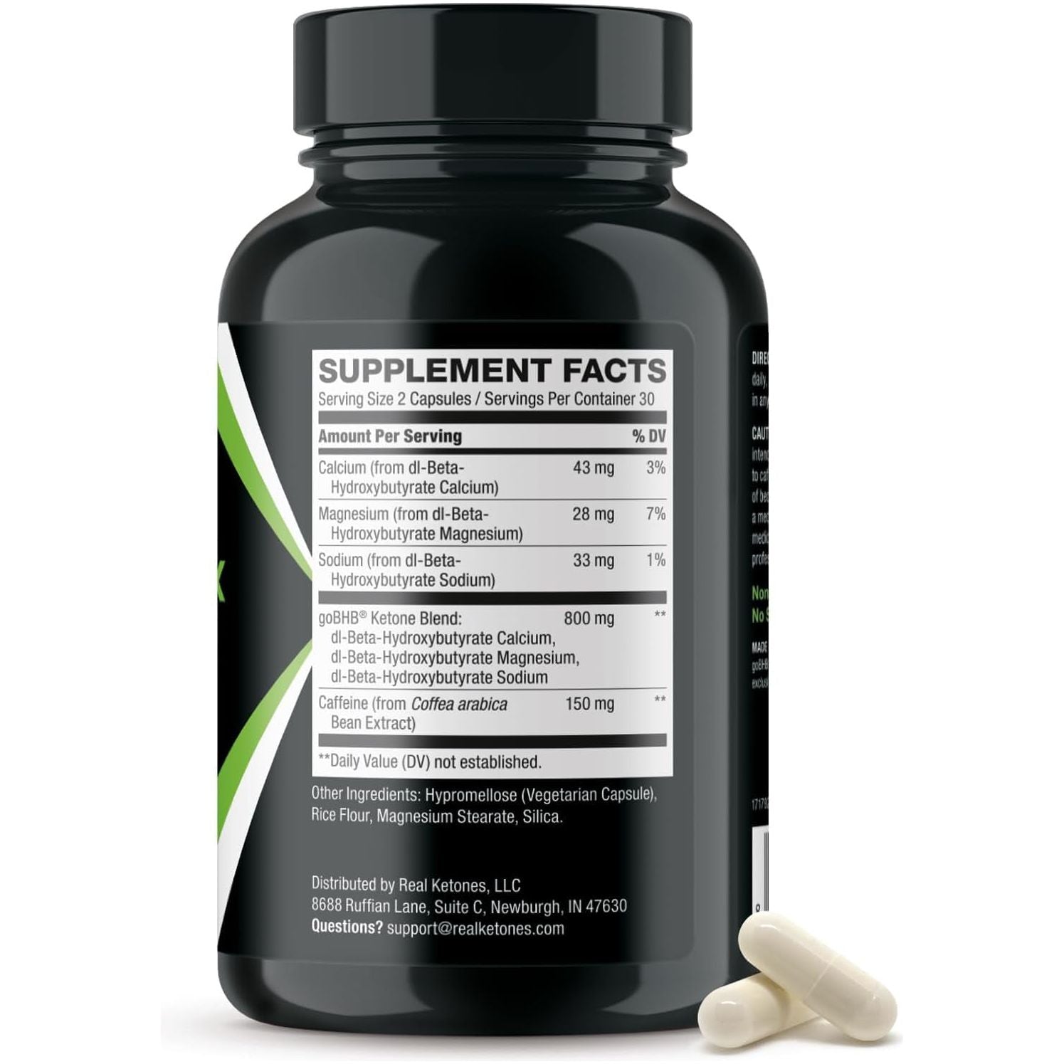 Keto BHB Exogenous Ketones Supplement - BHB Science Keto Diet Pills (1 Month Supply)