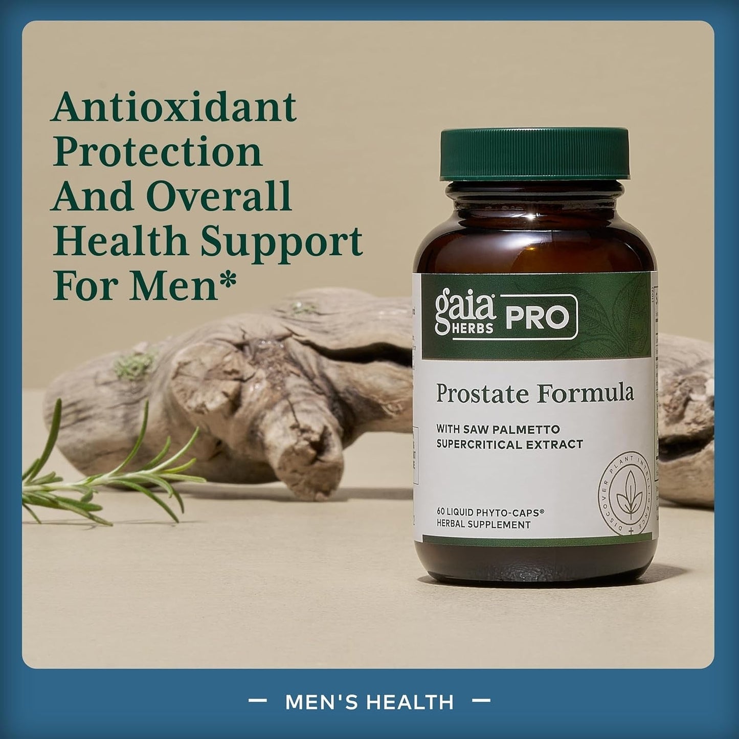 Gaia Herbs Pro Prostate Support - with Saw Palmetto, Stinging Nettle & More - 60 Vegan Liquid Phyto-Capsules