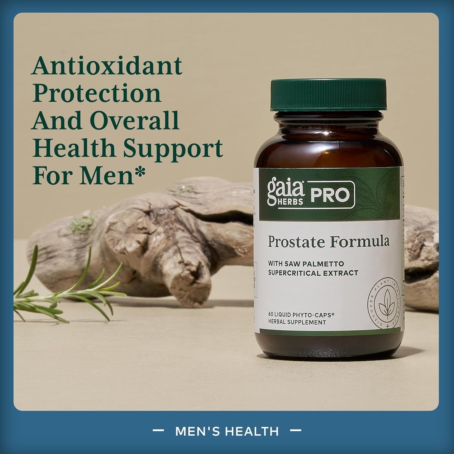 Gaia Herbs Pro Prostate Support - with Saw Palmetto, Stinging Nettle & More - 60 Vegan Liquid Phyto-Capsules