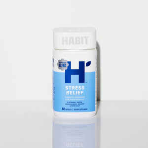 Habit Stress Relief Supplement - New Look, Supports Relaxation & Mood Balance (60 Capsules)