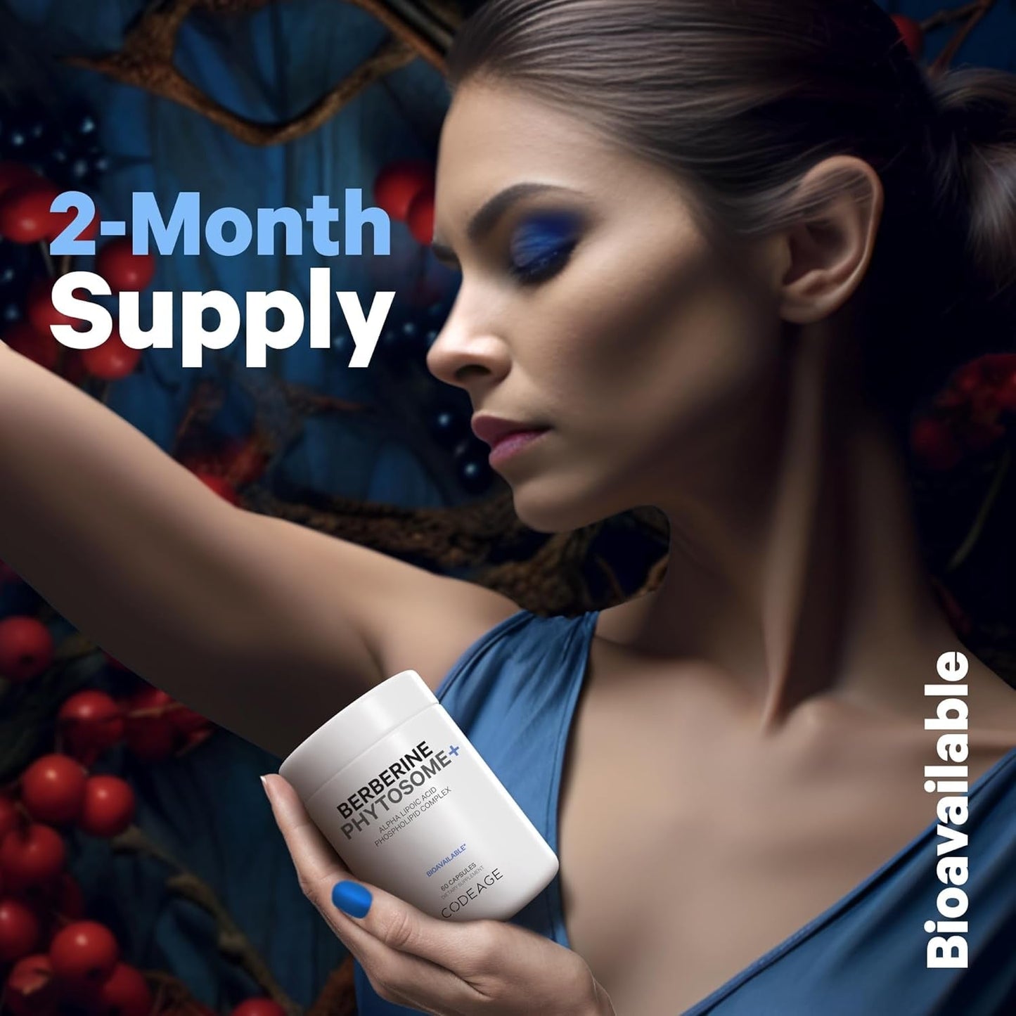 Codeage Berberine Phytosome Supplement - 2-Month Supply