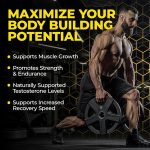 Avry Labs Extreme Anabolic Supplement  W/Turkesterone to Support Muscle Growth, Strength, Recovery, 60 Capsules.