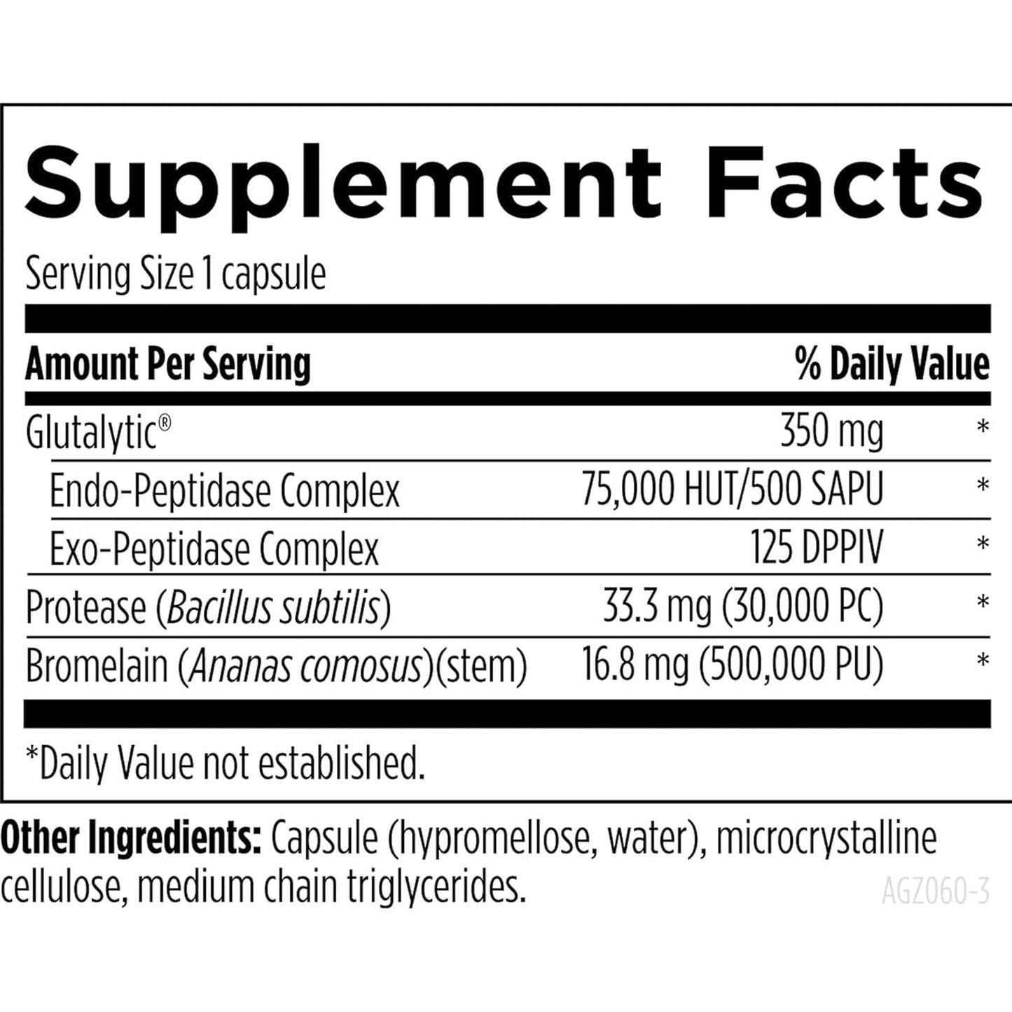 Designs for Health Allergzyme Digestive Enzymes Supplement (60 Capsules)