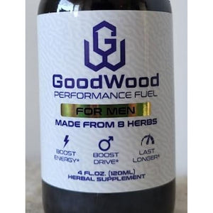 Goodwood - Male Liquid Drops - Increases Stamina and Size - Improves Energy, Drive, and Power for Men