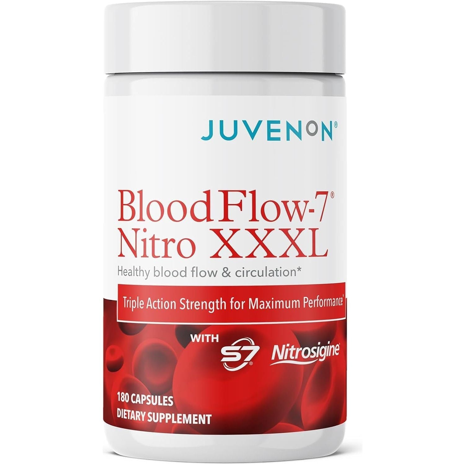 Juvenon Advanced Bloodflow-7 Nitro XXXL Support Supplement