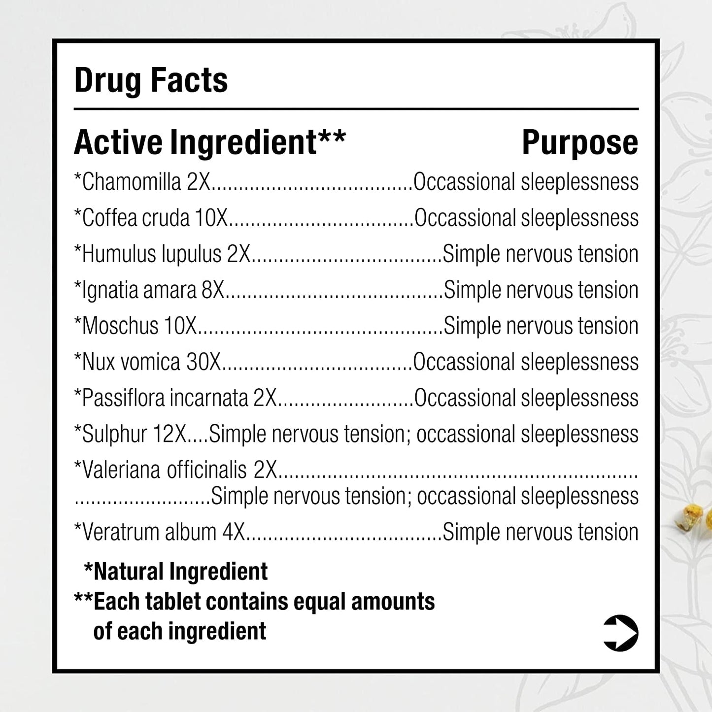 BHI Calming Stress Relief Support Calm Mood & Sleep - Relax Mind & Body 100 Tablets