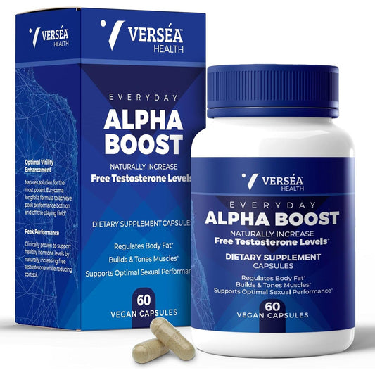 Versea Everyday Alpha Boost | Supports Natural Testosterone, Energy, Stamina, Endurance, and Vitality
