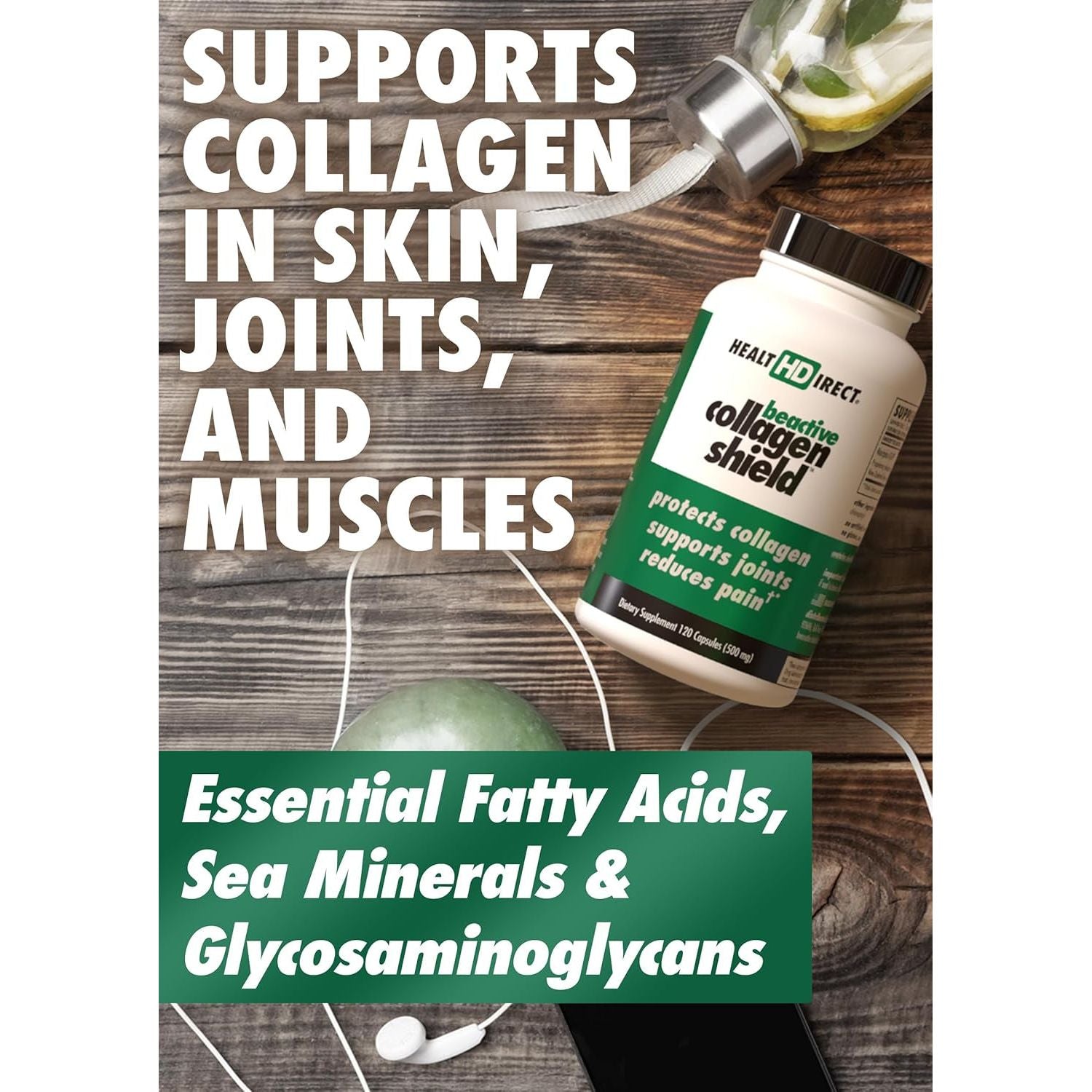 HEALTH DIRECT - Beactive Collagen Shield - Supports Collagen in Skin, Joints and Muscles 60 Capsules