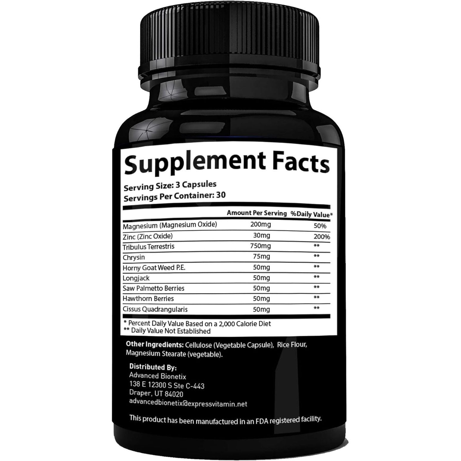 Testosterone Booster Male Enhancement for Men over the Age of 40* Increase Desire, Energy, Lean Muscle