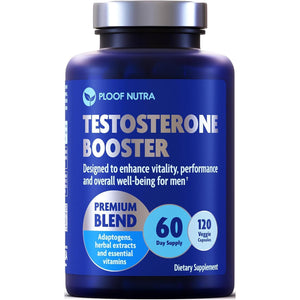 Testosterone Booster Supplement for Men - Male Enhancing Test Boost - 120Ct
