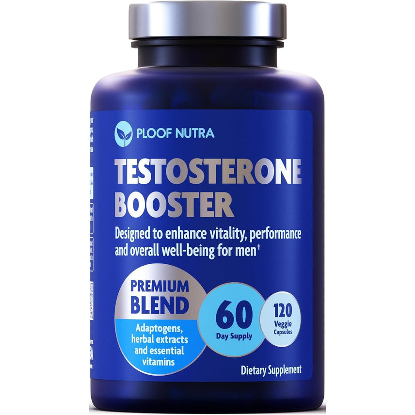 Testosterone Booster Supplement for Men - Male Enhancing Test Boost - 120Ct