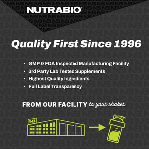 Nutrabio Reload - Powerful Muscular Recovery Formula  - 3G Creatine, 8G Bcaas, 5G Glutamine - 30 Servings, Orange Mango