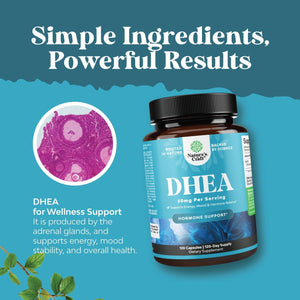 DHEA 50Mg for Enhanced Energy and Hormone Balance (4 Month Supply)