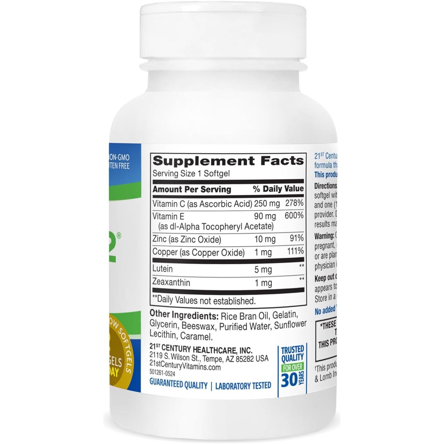 21St Century Healthy Eyes Superview 2 Softgels, 120 Count