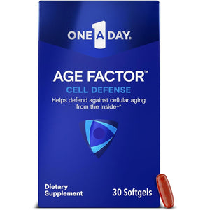 One a Day Age Factor Cell Defense-Cell Health Supplement to Support Healthy Aging Journey, 30 Softgels