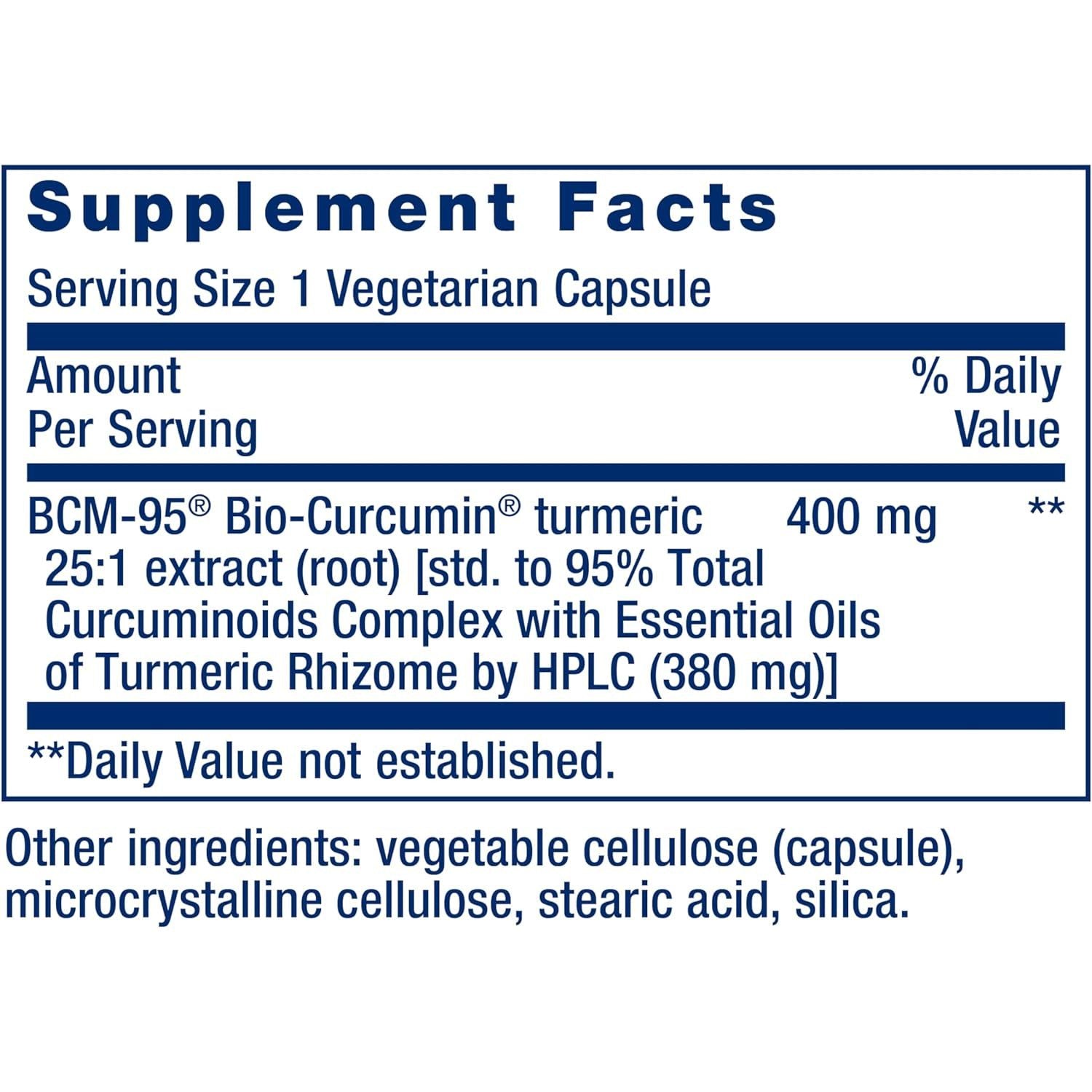 Life Extension Super Bio-Curcumin Turmeric Extract – Highly-Absorbable Curcumin for Whole-Body Health Support –  60 Capsules