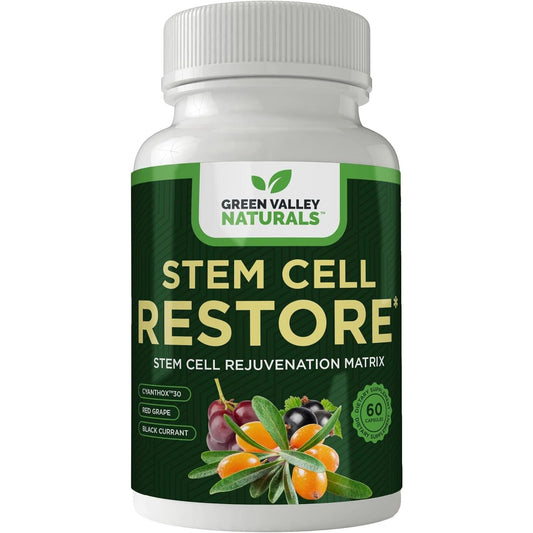 Stem Cell Restore - Supports Healthy Aging - Brain and Cognitive Support (60 Count)