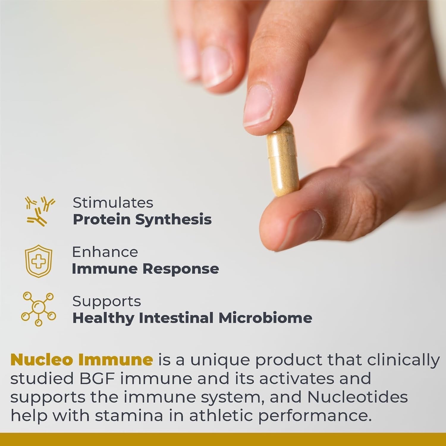 Premier Research Labs Nucleo Immune - Beta Glucan Supplements - 90 Capsules