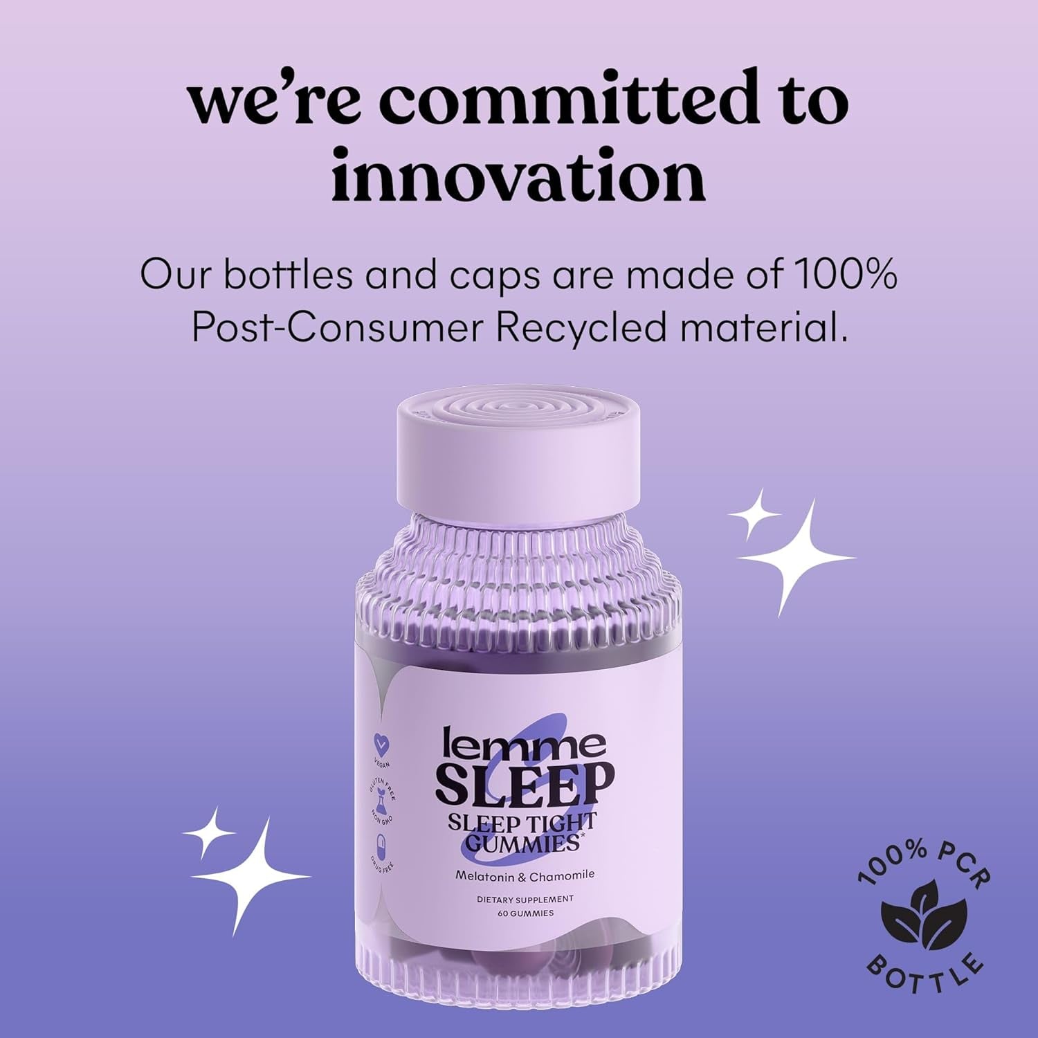 Lemme Sleep Gummies with 5Mg Melatonin, Drug-Free Nighttime Sleep Aid, Berry Flavored (60 Count)