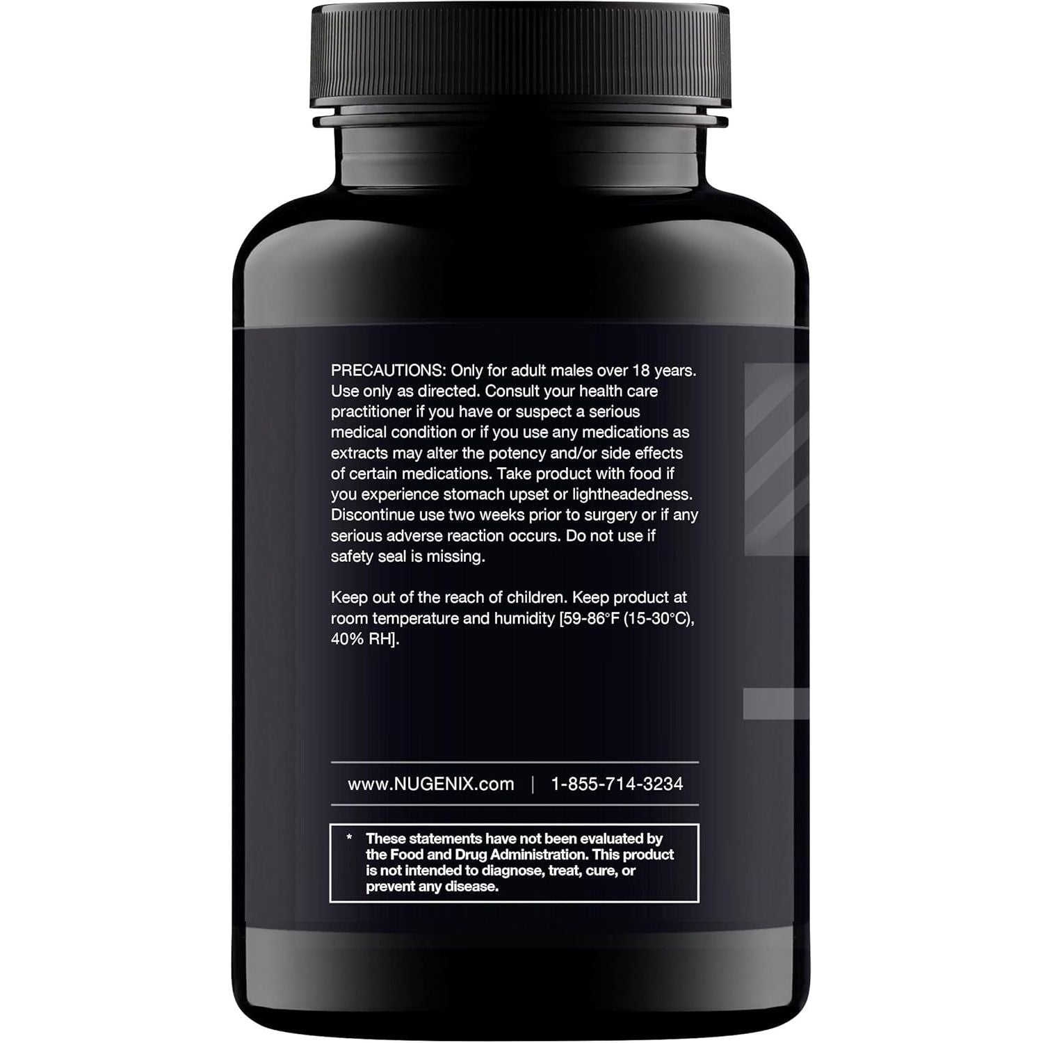 Nugenix Total-T, Free and Total Testosterone Booster Supplement for Men, 90 Count